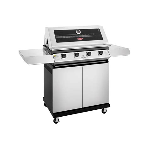 Beefeater 1200 Series 4 Burner Stainless Steel BBQ with Side Burner.